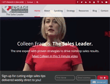 Tablet Screenshot of engageselling.com